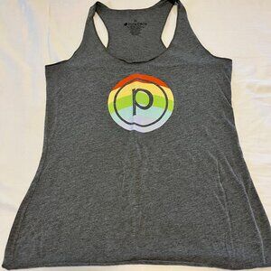 Pure Barre Gray Rainbow Logo Tank